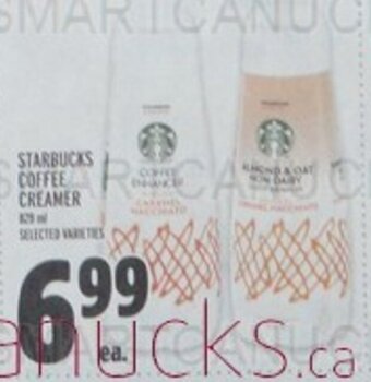 Metro STARBUCKS COFFEE CREAMER offer
