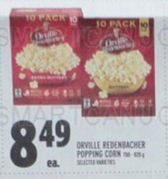 Metro ORVILLE REDENBACHER POPPING CORN offer