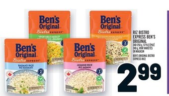 Metro RIZ BISTRO EXPRESS BEN'S ORIGINAL offer