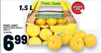 Metro PRUNES JAUNES offer