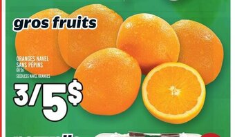 Metro ORANGES NAVEL SANS PÉPINS offer