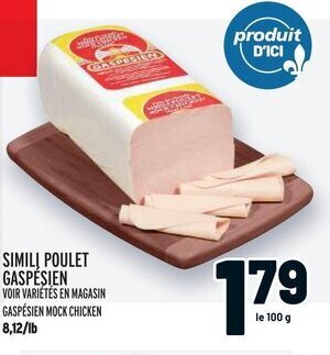 Metro SIMILI POULET GASPÉSIEN offer