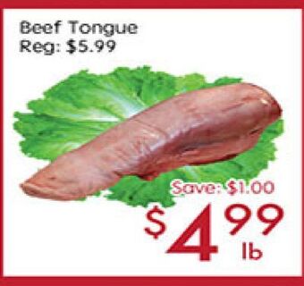 Sunny Food Mart Beef tongue offer