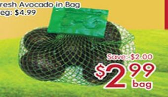 Sunny Food Mart Fresh avocado in bag offer
