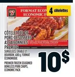 Metro CÔTELETTES DE PORC DESOSSEES ASSAISONNÉES PREMIER offer