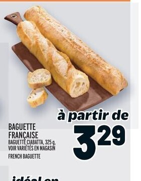 Metro BAGUETTE FRANÇAISE offer