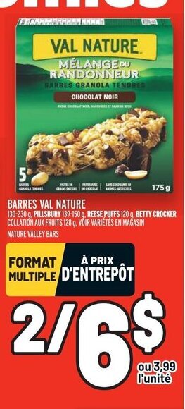 Metro BARRES VAL NATURE offer