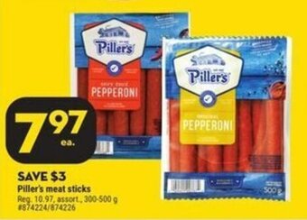 Giant Tiger Piller's meat sticks offer