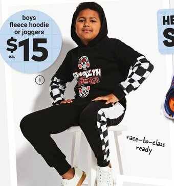 Giant Tiger Boys fleece hoodie or joggers offer