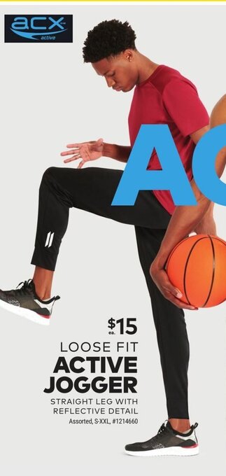 Giant Tiger LOOSE FIT ACTIVE JOGGER offer