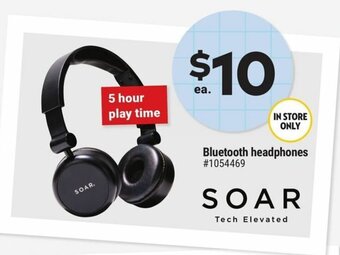 Giant Tiger Bluetooth headphones offer