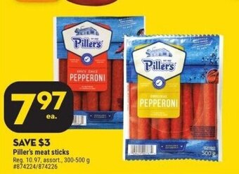 Giant Tiger Piller's meat sticks offer