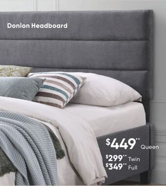 Sleep Country Donlon headboard offer