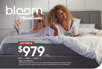 Sleep Country Bloom air mattress offer