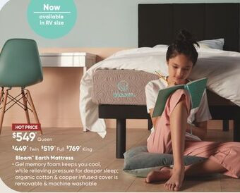 Sleep Country Bloom earth mattress offer