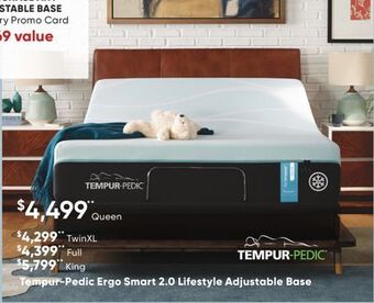 Sleep Country Tempur-pedic ergo smart 2.0 lifestyle adjustable base offer