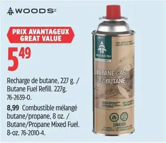 Canadian Tire Butane Fuel Refill. 227g. offer