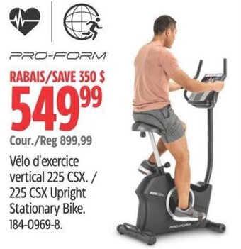 Canadian Tire 225 CSX Upright Stationary Bike. offer