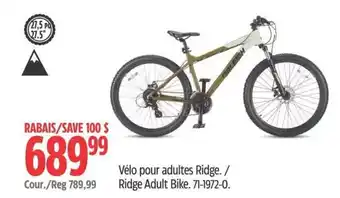 Canadian Tire Ridge Adult Bike. offer