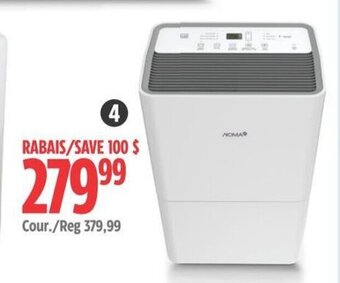Canadian Tire Smart 50-Pint 2-Speed Dehumidifier. offer