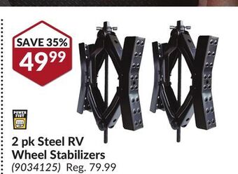 Princess Auto 2 pk steel rv wheel stabilizers offer