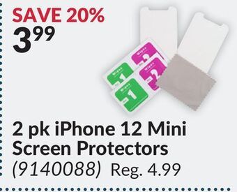 Princess Auto 2 pk iphone 12 mini screen protectors offer