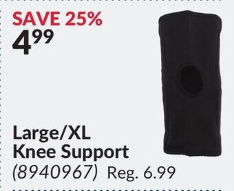 Princess Auto Large/xl knee support offer