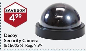 Princess Auto Decoy security camera offer
