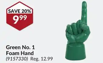 Princess Auto Green no. 1 foam hand offer