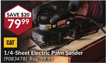 Princess Auto 1/4-sheet electric palm sander offer