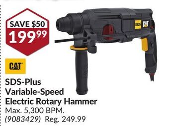 Princess Auto Sds-plus variable-speed electric rotary hammer offer