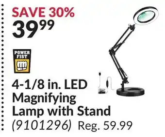 Princess Auto 4-1/8 in. led magnifying lamp with stand offer
