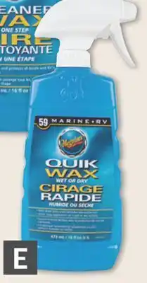 Princess Auto Marine/rv quik wax offer