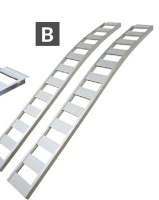 Princess Auto 1,500 lb 90 x 12 in. arched aluminum loading ramp set offer