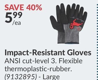 Princess Auto Impact-resistant gloves offer
