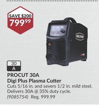 Princess Auto Procut 30a digi plus plasma cutter offer