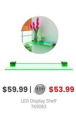 GameStop Biogenik led display shelf offer