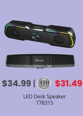 GameStop Biogenik led desk speaker offer