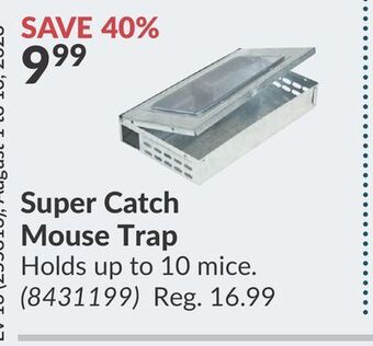 Princess Auto Super catch mouse trap offer