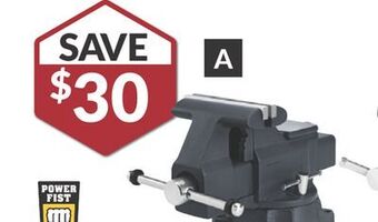 Princess Auto 6 in. swivel-base bench vise offer