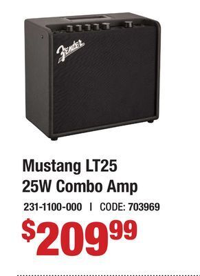 Long & McQuade Fender mustang lt25 offer