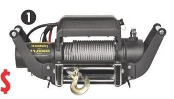 Canadian Tire Champion 11,000-lb Truck Winch with Speed Mount. offer