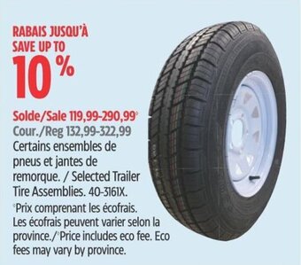 Canadian Tire Selected Trailer tire Assemblies. offer