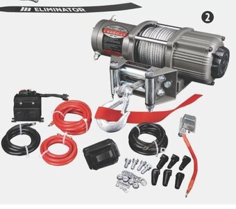 Canadian Tire 4000-lb ATV/UTV 12V Winch. offer