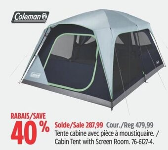 Canadian Tire Cabin Tent with Screen Room. offer