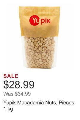 Costco Yupik macadamia nuts, pieces, 1 kg offer