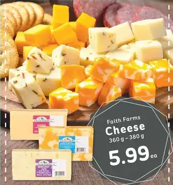 IGA Faith Farms Cheese 360 g - 380 g offer