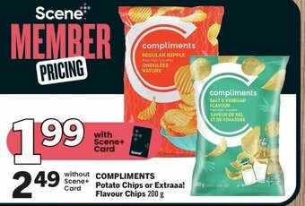 IGA COMPLIMENTS Potato Chips or Extraaa! Flavour Chips 200 g offer