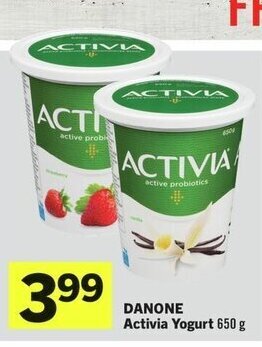 IGA DANONE Activia Yogurt 650 g offer