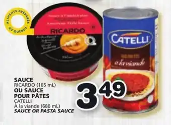 IGA SAUCE OU SAUCE POUR PÂTES offer
